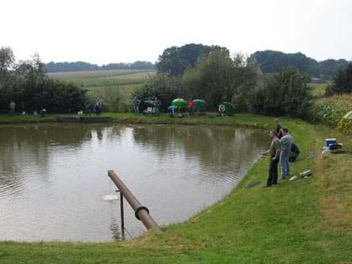 Blick auf die Teichanlage